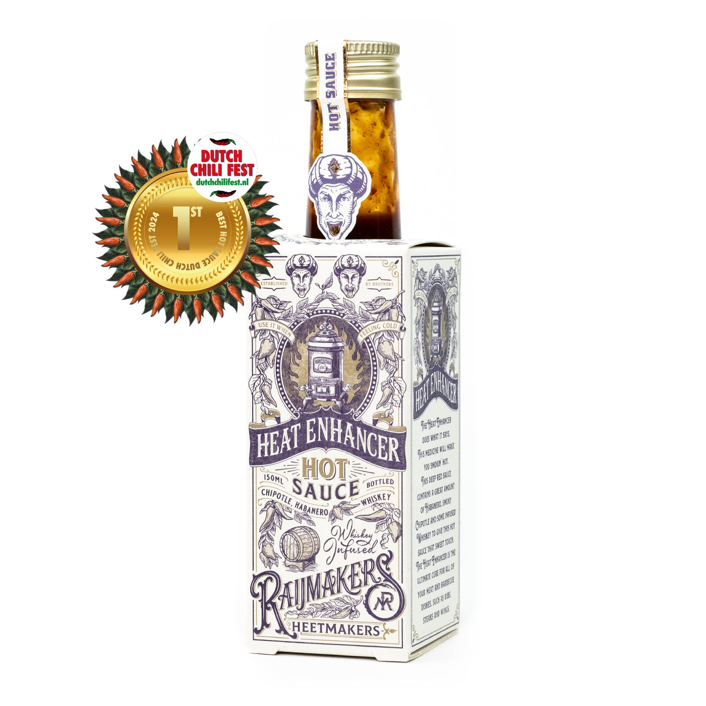 Raijmakers Heetmakers Chipotle and whiskey infused hot sauce - Heat Enhancer